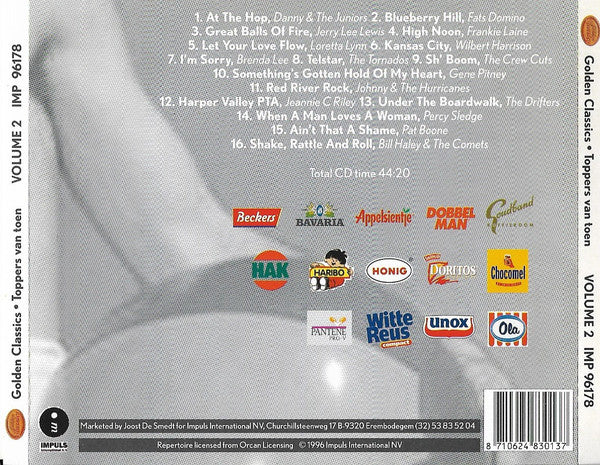 Various : Golden Classics - Toppers Van Toen... Volume 2 (CD, Comp)