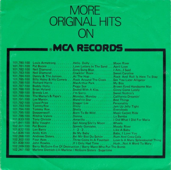 Pat Boone : Speedy Gonzales / Moody River (7")