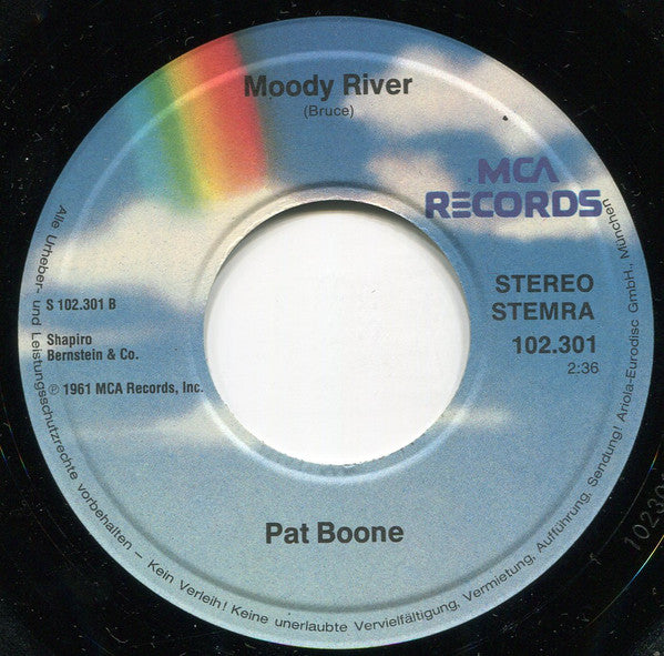 Pat Boone : Speedy Gonzales / Moody River (7")