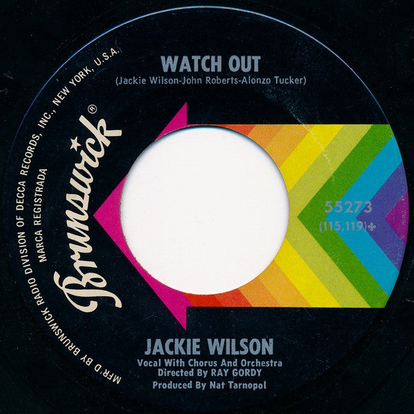 Jackie Wilson : She's All Right (7", Single)