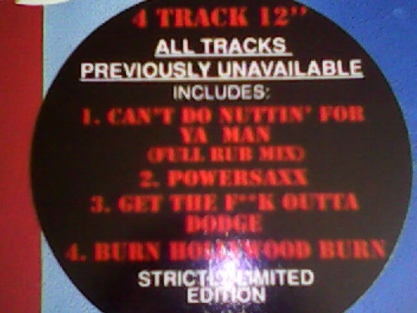 Public Enemy : Can't Do Nuttin' For Ya Man (12", Single, Ltd)