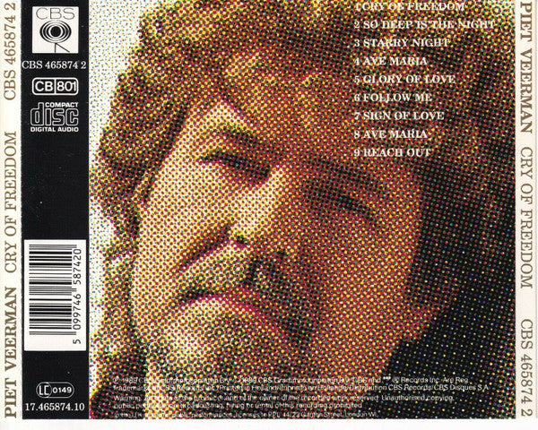 Piet Veerman : Cry Of Freedom (CD, Album)