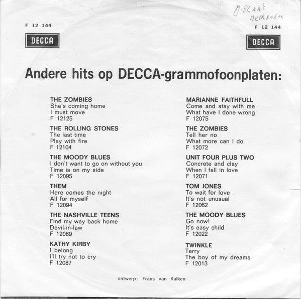 Unit Four Plus Two : (You've) Never Been In Love Like This Before / Tell Somebody You Know (7", Single, Mono)