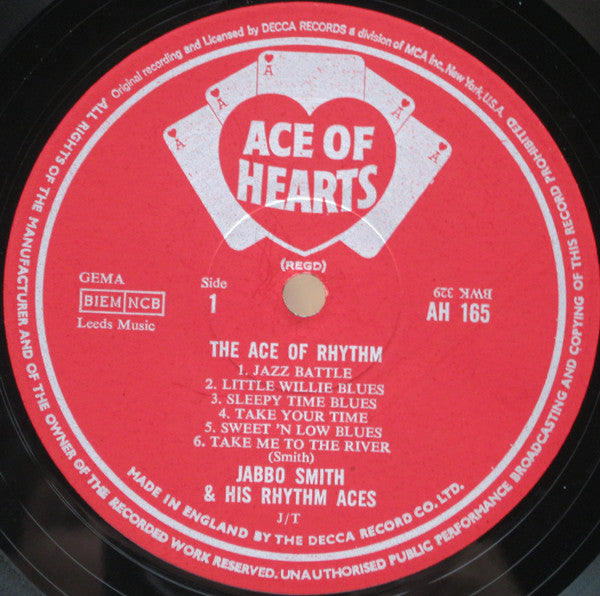 Jabbo Smith And His Rhythm Aces : The Ace Of Rhythm  (LP, Comp, Mono)