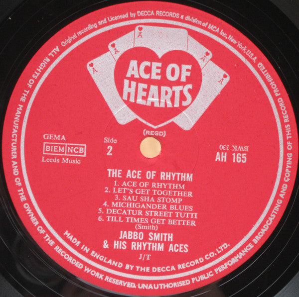 Jabbo Smith And His Rhythm Aces : The Ace Of Rhythm  (LP, Comp, Mono)