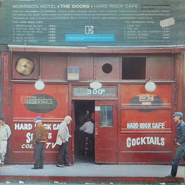 The Doors : Morrison Hotel (LP, Album, RE, Gat)