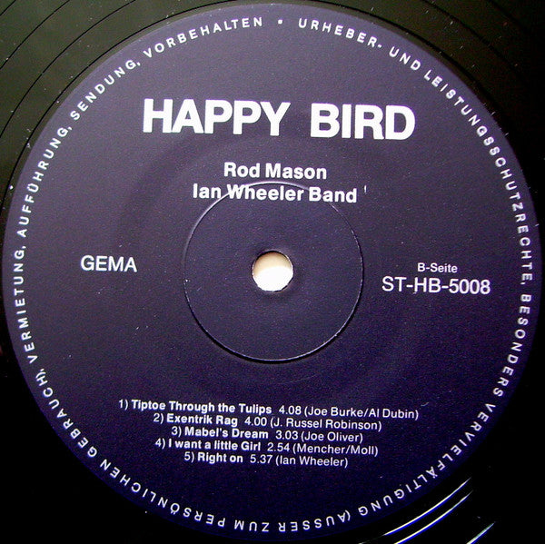 Rod Mason-Ian Wheeler Band : Rod Mason Ian Wheeler Band (LP)