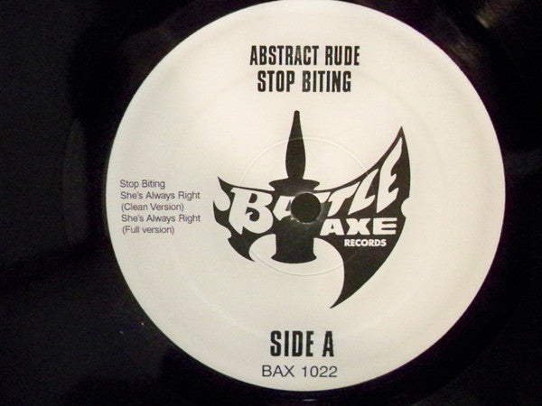 Abstract Rude : Stop Biting (12", Single)