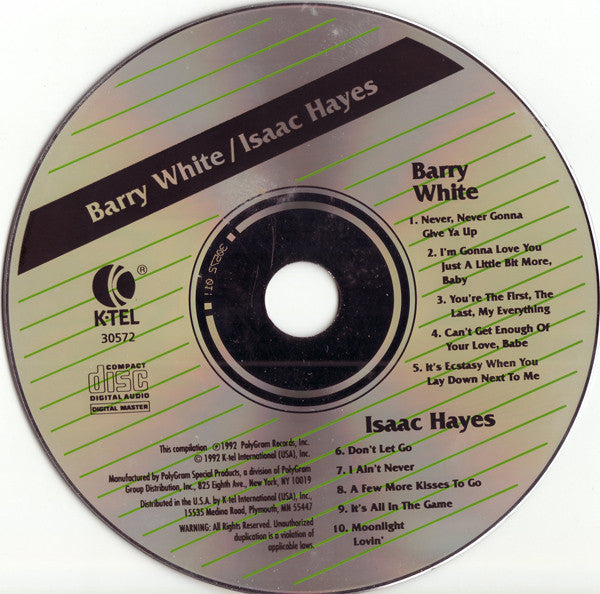 Barry White, Isaac Hayes : Barry White / Isaac Hayes (CD, Comp)