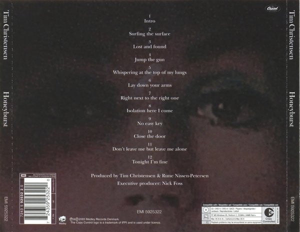 Tim Christensen : Honeyburst (CD, Album, Copy Prot.)