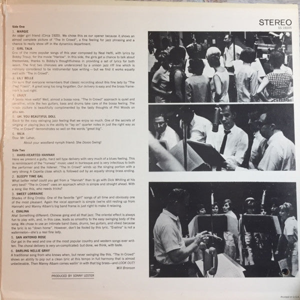 Will Bronson Presents The In Crowd Singers : Will Bronson Presents The In Crowd Singers (LP, Album, Gat)