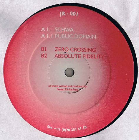 Roland Klinkenberg : Schwa / Public Domain (12")