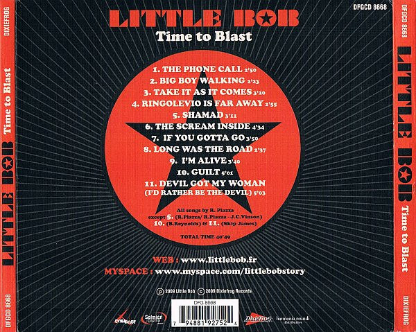Little Bob : Time To Blast (CD, Album)