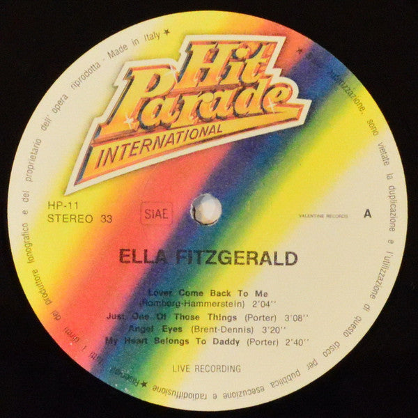 Ella Fitzgerald : The Lady In Concert (LP, Comp)