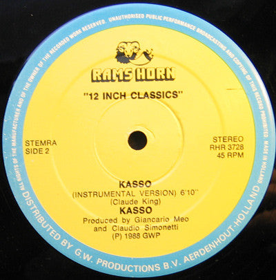 Kasso : Kasso (12")