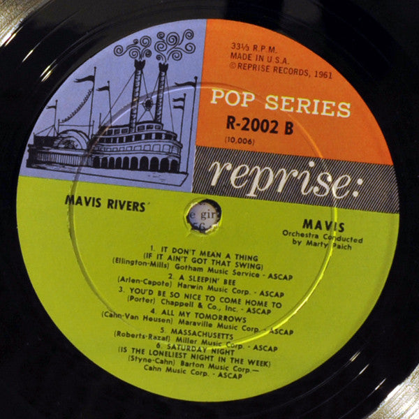 Mavis Rivers : Mavis (LP, Album, Mono)