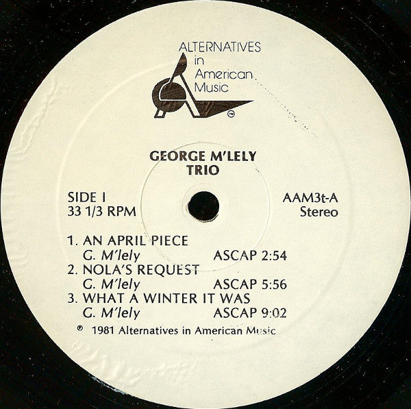 George M'lely : Trio (LP)