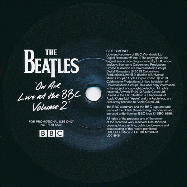 The Beatles : On Air - Live At The BBC Volume 2 (7", EP, Mono, Promo)