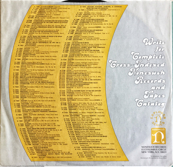 Georg Philipp Telemann - Collegium Musicum De Paris Under The Direction Of Roland Douatte : Concerto In A Major / Ouverture In D Major / Trio In E Minor (LP, Album, RP)