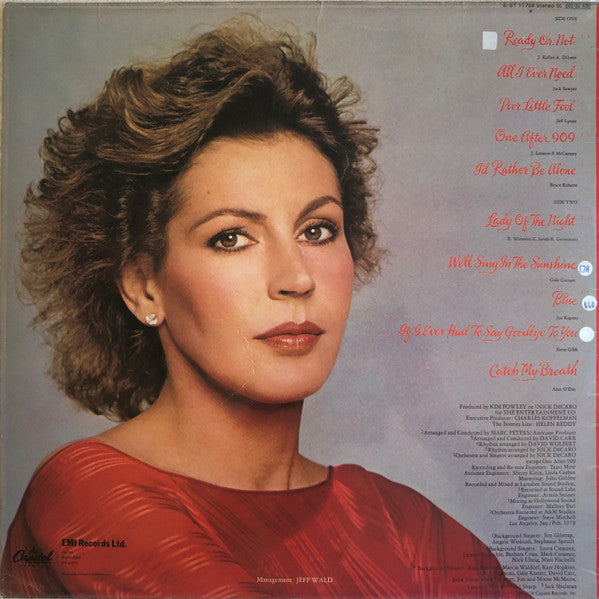 Helen Reddy : We'll Sing In The Sunshine (LP, Album)