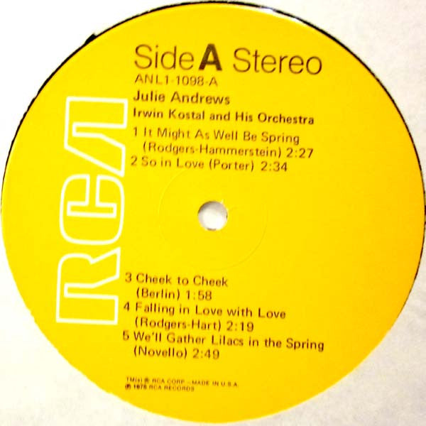 Julie Andrews : Julie Andrews (LP, Comp)
