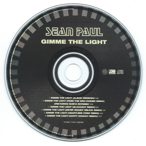Sean Paul : Gimme The Light (CD, Maxi)