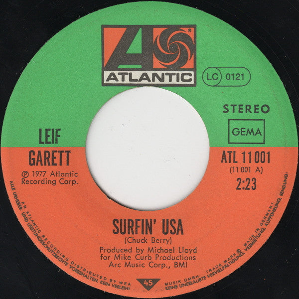 Leif Garrett : Surfin' USA (7", Single)