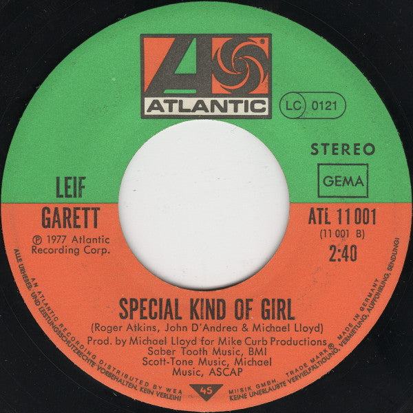Leif Garrett : Surfin' USA (7", Single)