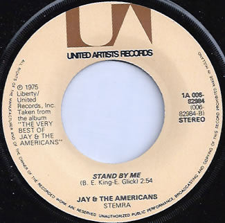 Jay & The Americans : Come A Little Bit Closer / Stand By Me (7", Single, RE)