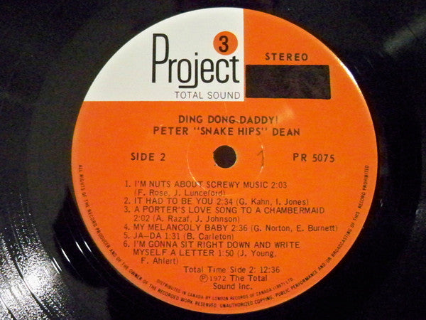 Peter Dean : Ding Dong Daddy (LP)