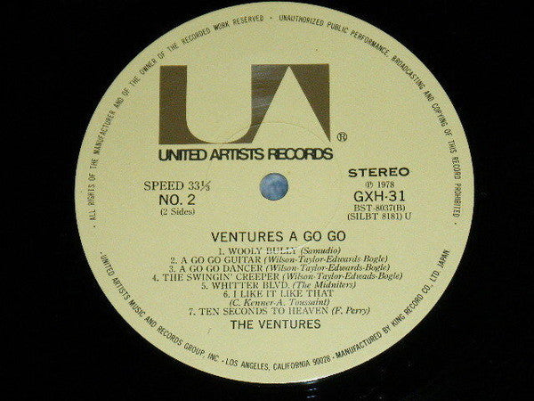 The Ventures : À Go-Go (LP, Album, RE)