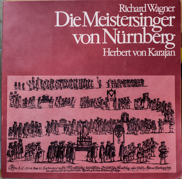 Richard Wagner, Herbert Von Karajan : Die Meistersinger Von Nürnberg (5xLP, Album + Box)