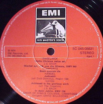 The King's College Choir Of Cambridge • David Willcocks - Jan Pieterszoon Sweelinck • Johann Sebastian Bach • Georg Friedrich Händel • Joseph Haydn • Gabriel Fauré • Charles Hubert Hastings Parry • Charles Villiers Stanford : Het Gouden Geluid Van Het King's College Choir, Cambridge (LP, Comp)