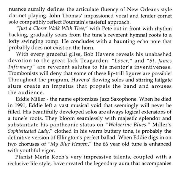 Pete Fountain : Pete Fountain At Piper's Opera House (CD, Album)