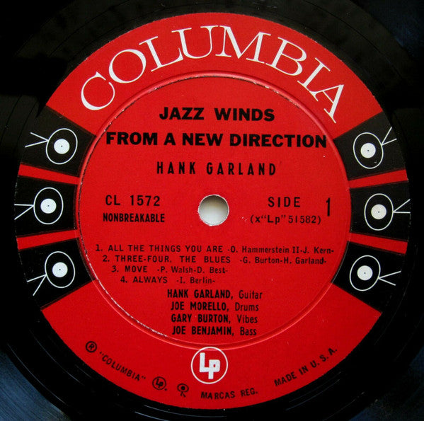 Hank Garland : Jazz Winds From A New Direction (LP, Mono)