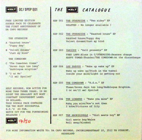 The Otherside / The Comedown : Haunted House / N.D.E. (7", EP, RE + 7", EP, RE + Comp, Ltd, Num)