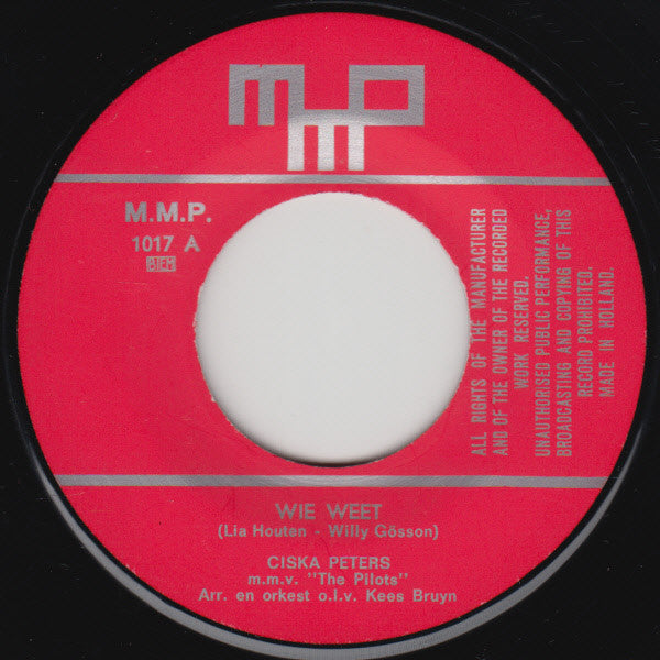 Ciska Peters : Wie Weet / Lorelei (7", Single)