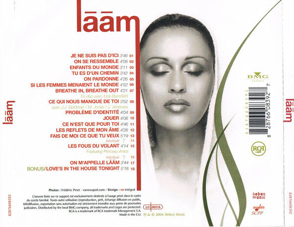 Lââm : Lââm (CD, Album)