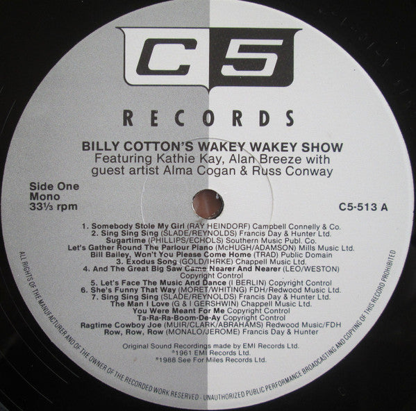 Billy Cotton And His Band : Wakey Wakey!! (LP, Album, RE)