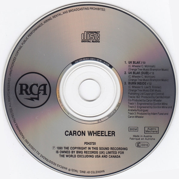 Caron Wheeler : UK Blak (CD, Maxi)