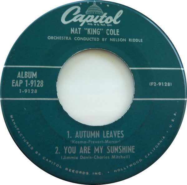 Nat King Cole : Nat 'King' Cole (7", EP)