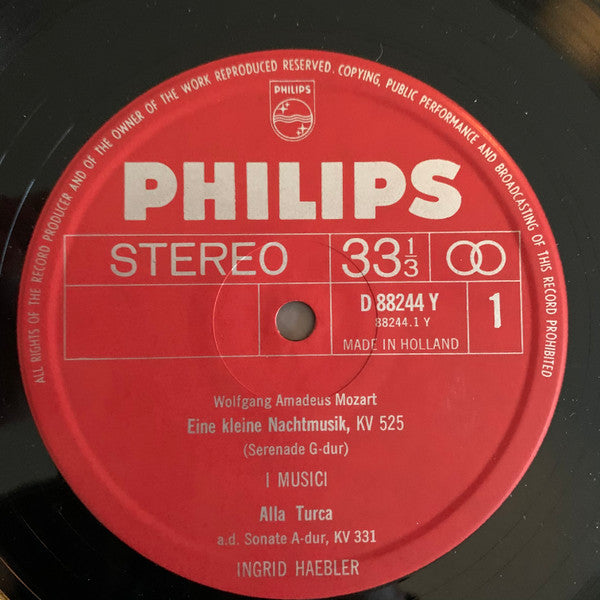 Wolfgang Amadeus Mozart : Mozart Tournee (LP, Album)