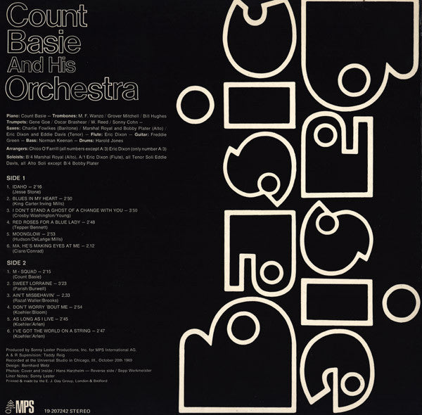 Count Basie And His Orchestra* : Basic Basie (LP, Album, Gat)