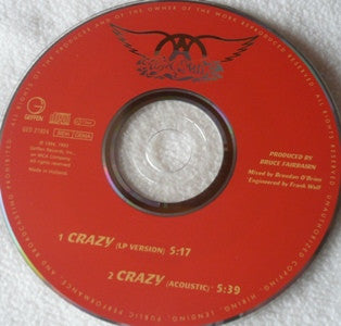 Aerosmith : Crazy (CD, Single)