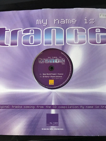 Various : My Name Is Trance (12", EP)