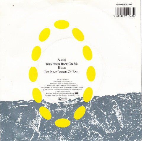 Kajagoogoo : Turn Your Back On Me (7", Single)