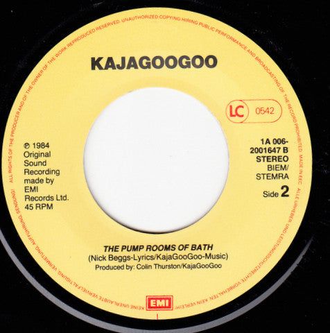 Kajagoogoo : Turn Your Back On Me (7", Single)