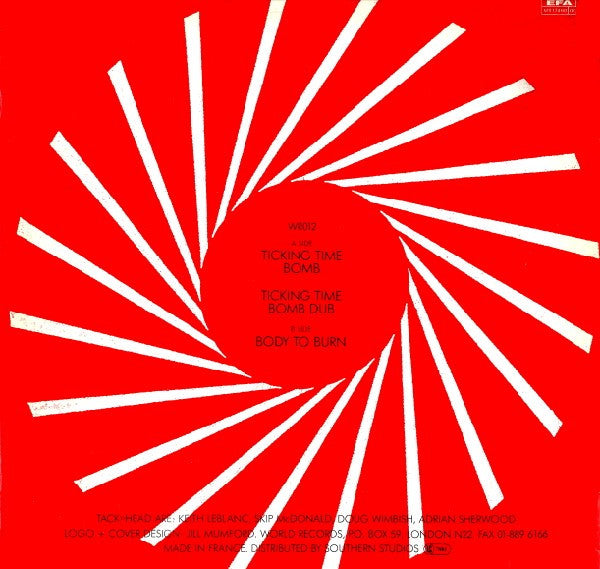 Tackhead : Ticking Time Bomb (12")