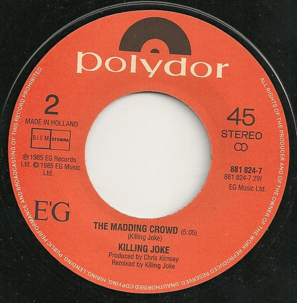 Killing Joke : Kings And Queens (7")