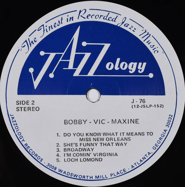 Bobby Hackett & Vic Dickenson With Maxine Sullivan : Live From Manassas (LP)